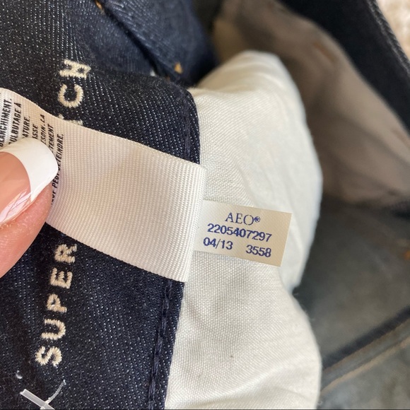 American Eagle dark wash high waist jean shorts - Picture 6 of 6